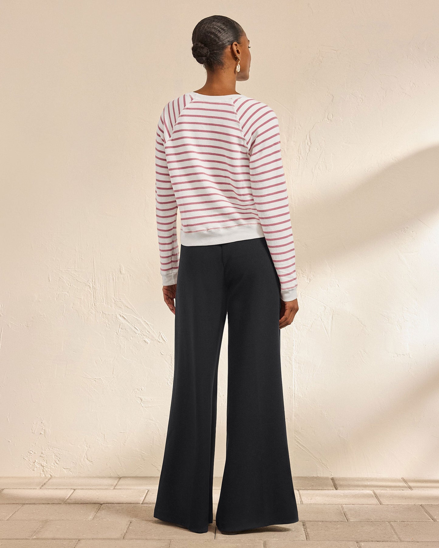 Café Stripe Pullover