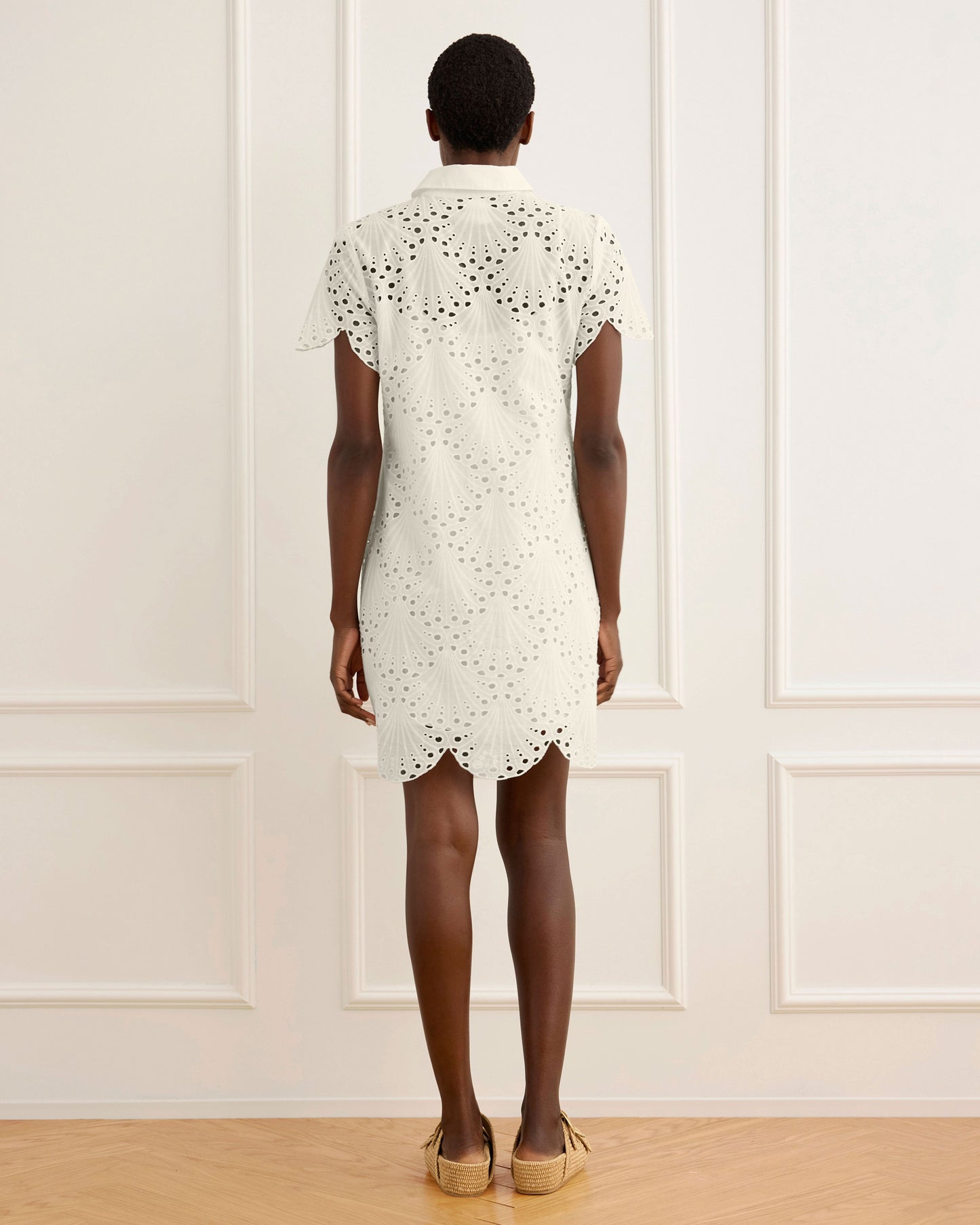 Eyelet Day Dress